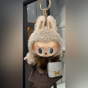 POP-MART AUTHENTIC  Labubu Exciting Macaroon w Hermeish outfit New,Box Available